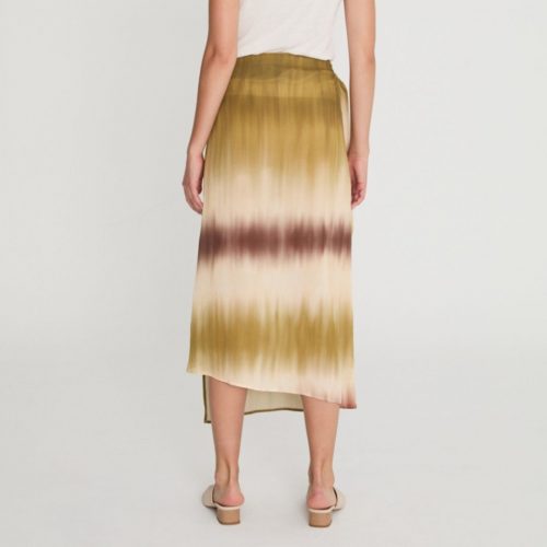 Falda de estilo pareo con estampado Tye dye de la marca Designers Society