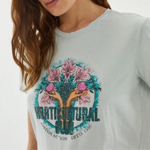 Camiseta de manga corta con estampado Horticultural de la marca System Action